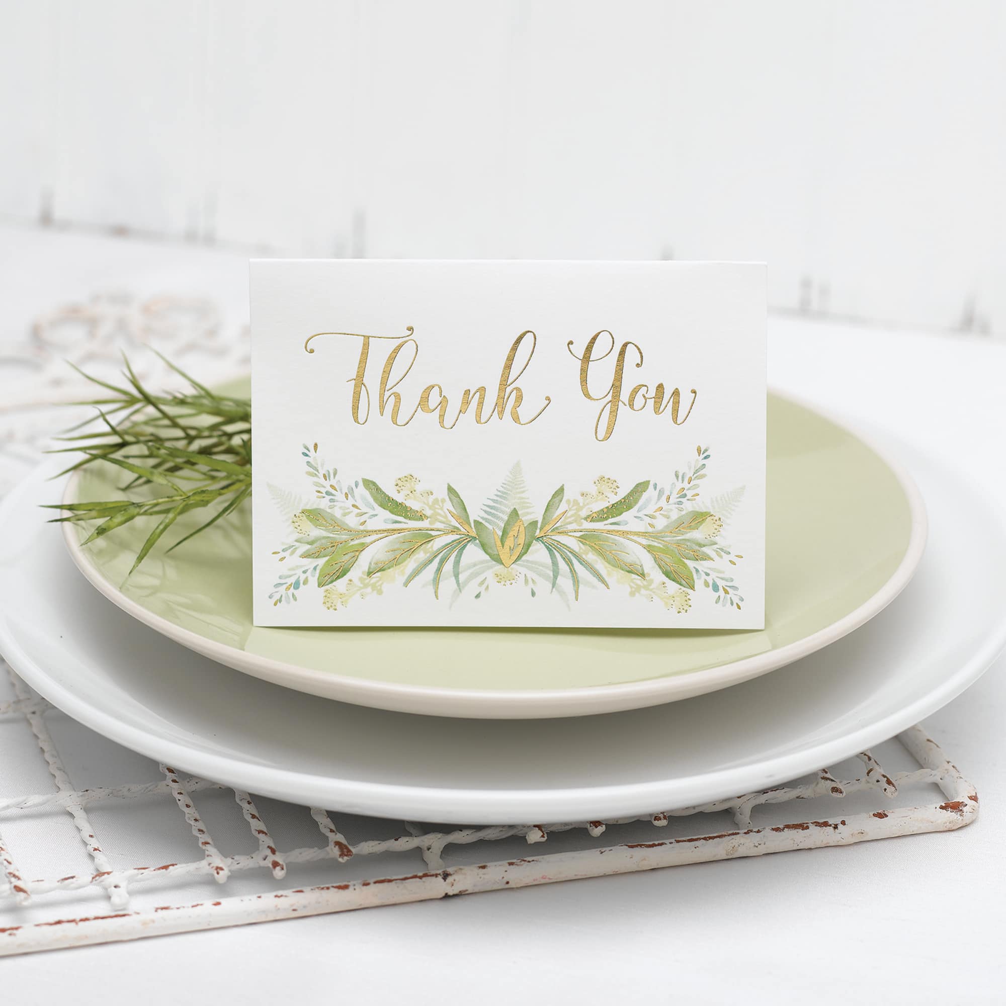 Hortense B. Hewitt Co. Greenery Thank You